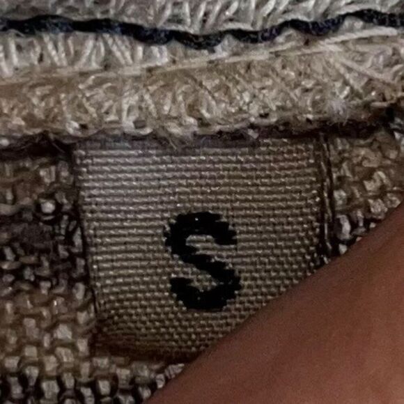 Women's Pete & Greta / Johnny Was Brown Henley Raglan Oversized Stars Stripe Sm - Picture 3 of 10